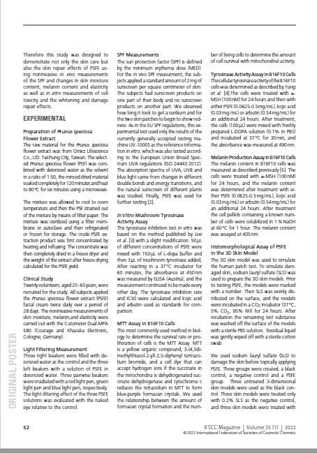 2021 IFSCC國際化妝品科技聯盟科學會議(墨西哥坎昆)上斬獲 十佳海報獎 8 02 1