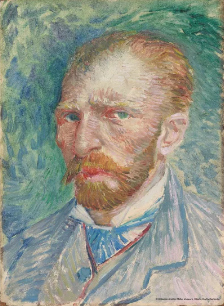 《鳶尾花》梵谷, 1890,藏於荷蘭梵谷美術館 2 QQ20250427 162950